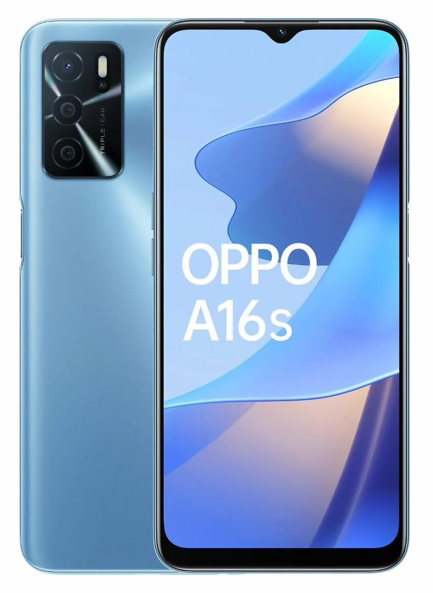 Смартфон Oppo A16s 6.5 дюйма HD+ 64 GB 4 GB Pearl Blue, фото №5