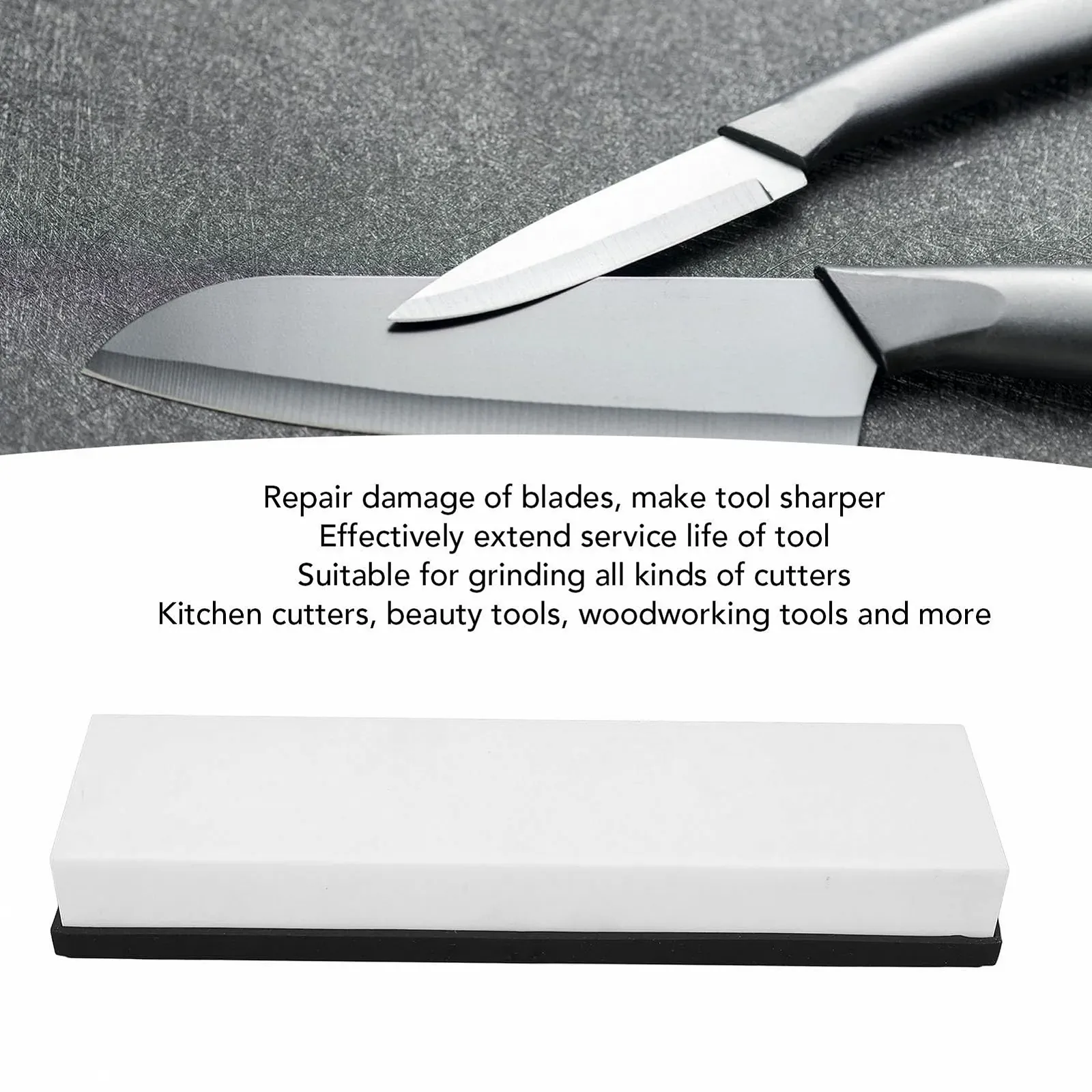 Набор точильных камней FLEXMAN 4000 зернистость высокой твердости с защитным кольцом для кухонных и столярных инструментов, фото №3