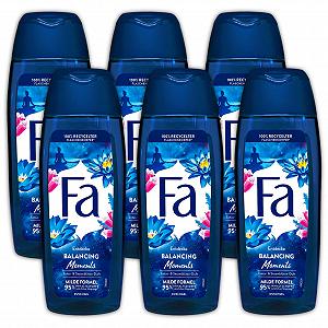 Гель для душа Fa Balancing Moments Лотос и Цветок кунжута 6 x 250 мл - Фото 1