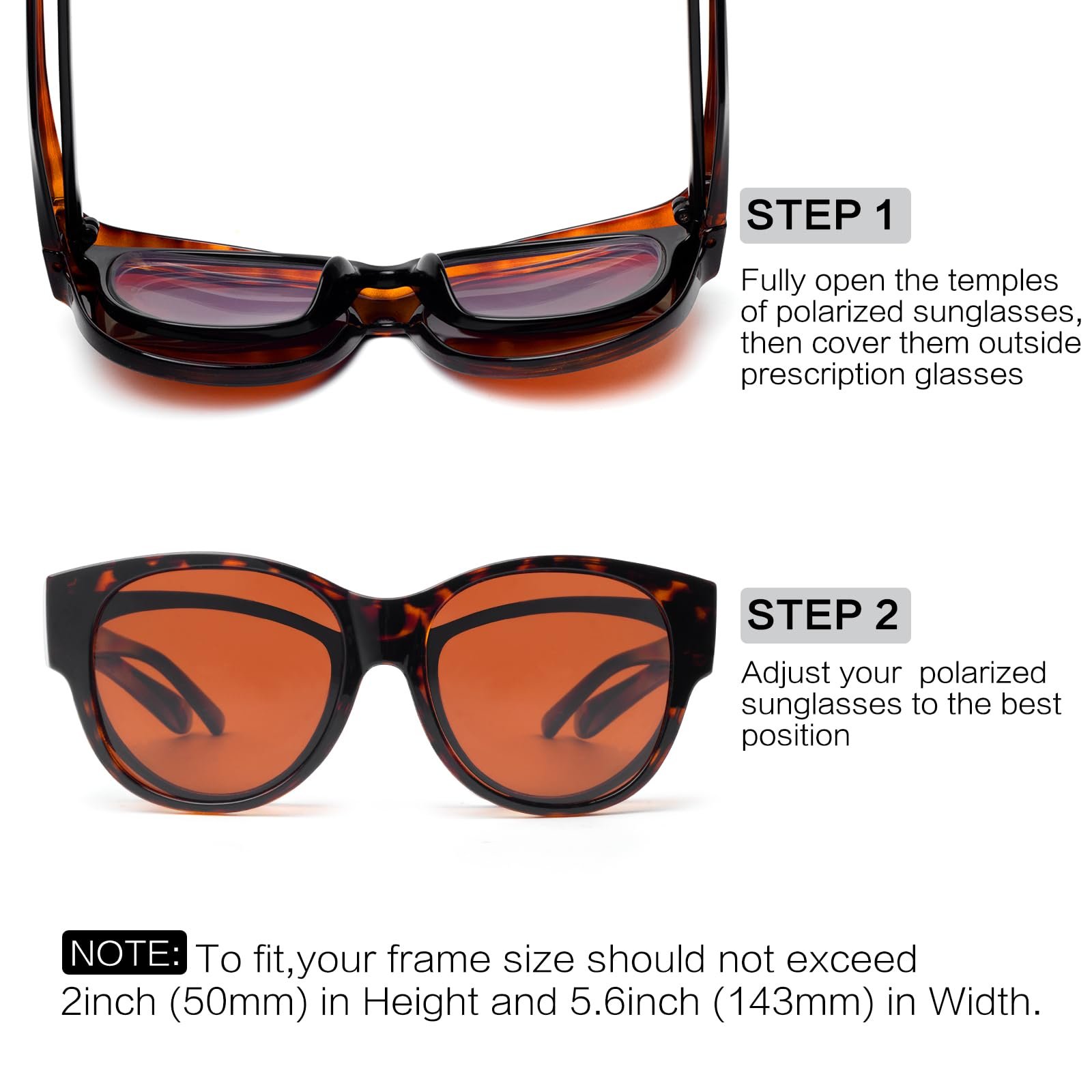 Сонцезахисні окуляри на звичайні окуляри Face Shadow Поляризовані Жіночі UV400, фото №6 Сонцезахисні окуляри на звичайні окуляри Face Shadow Поляризовані Жіночі UV400, фото №6