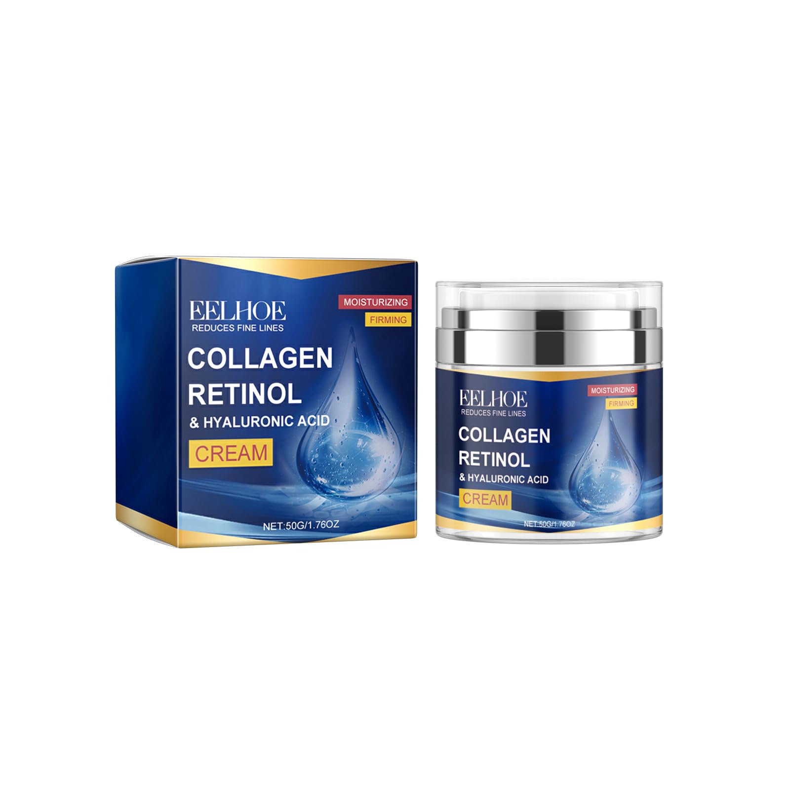 BB Крем Collagen Power & Wrinkle Smoothing AQm498 Зволожуючий для обличчя Підтягуючий Синій, фото №1