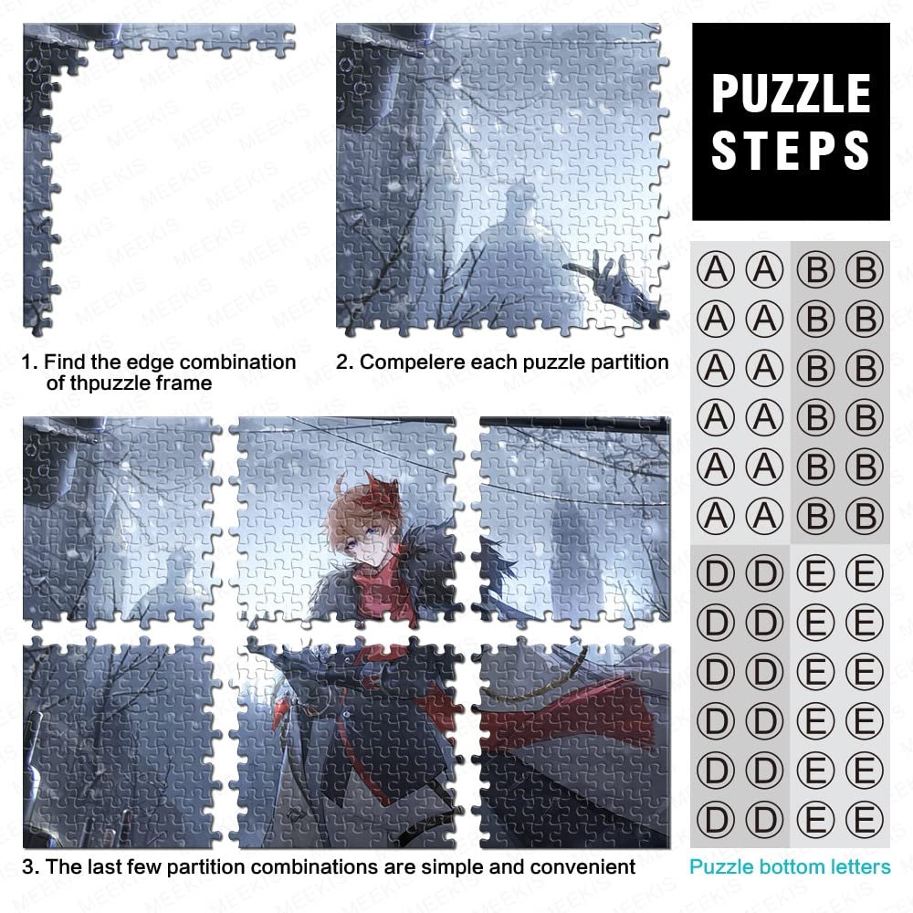 Пазл Genshin Impact Tartaglia 1000 деталей картонный 26 x 38 см, фото №4 Пазл Genshin Impact Tartaglia 1000 деталей картонный 26 x 38 см, фото №4