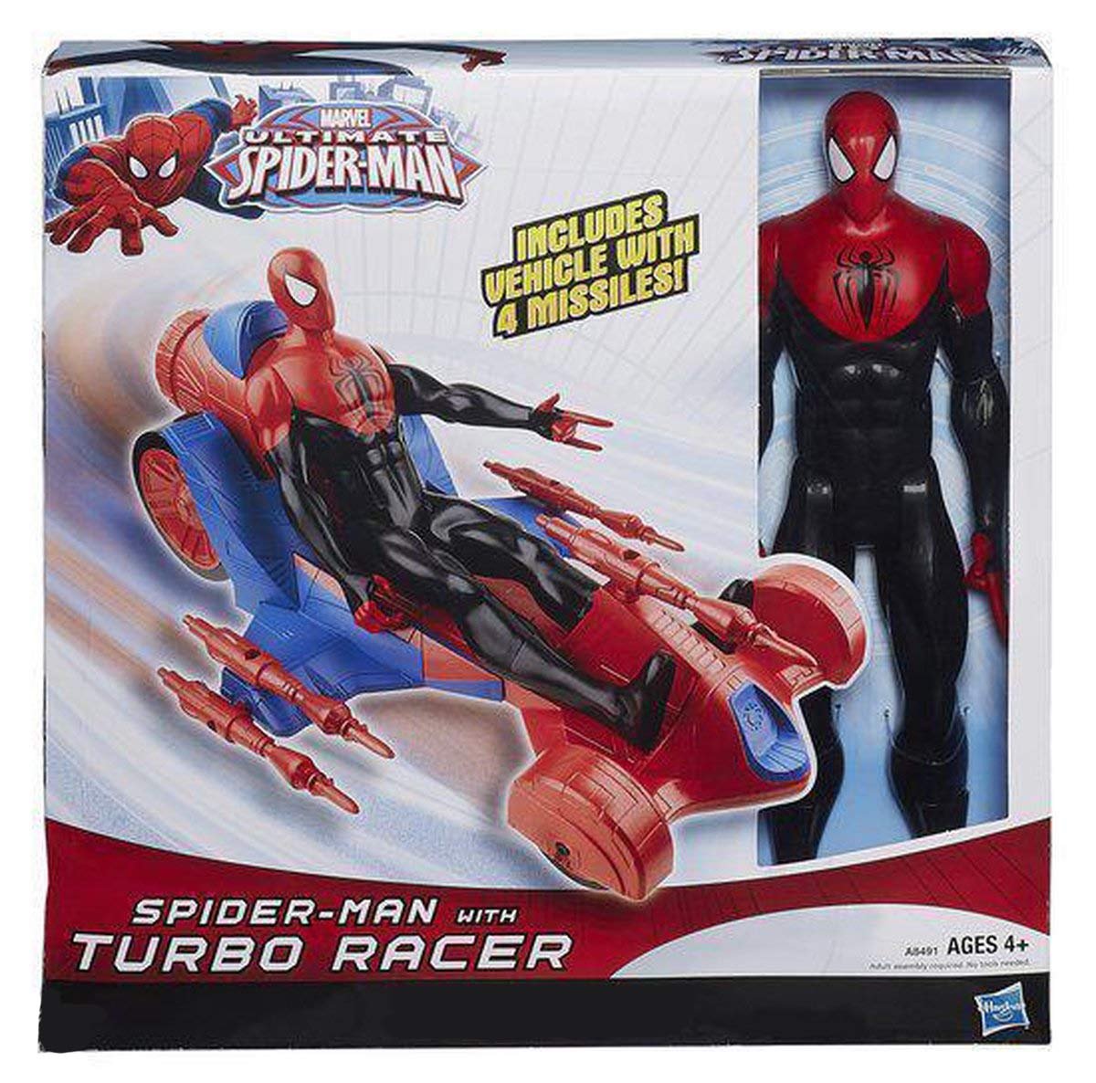 Фігурка Людина-павук Серія Titan Heroes з машиною Giant Spider Turbo Racer, фото №4