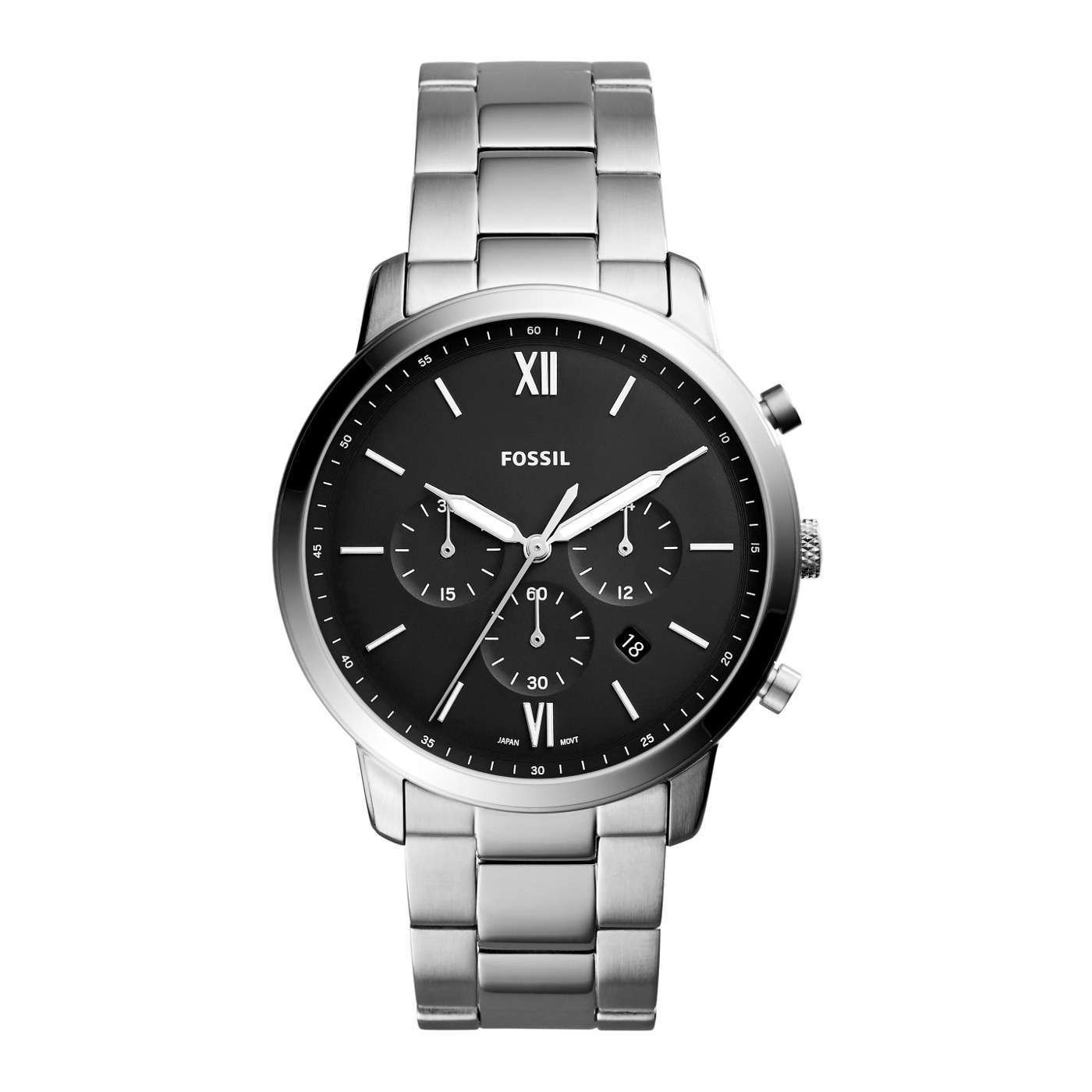 Чоловічий годинник Хронограф Fossil Neutra FS5699 димчастий, фото №1