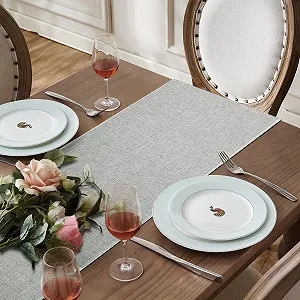 Купити Ранер Country Style Rustic Linen 30 x 180 см Light Grey - Фото 1 Ранер Country Style Rustic Linen 30 x 180 см Light Grey - Фото 1