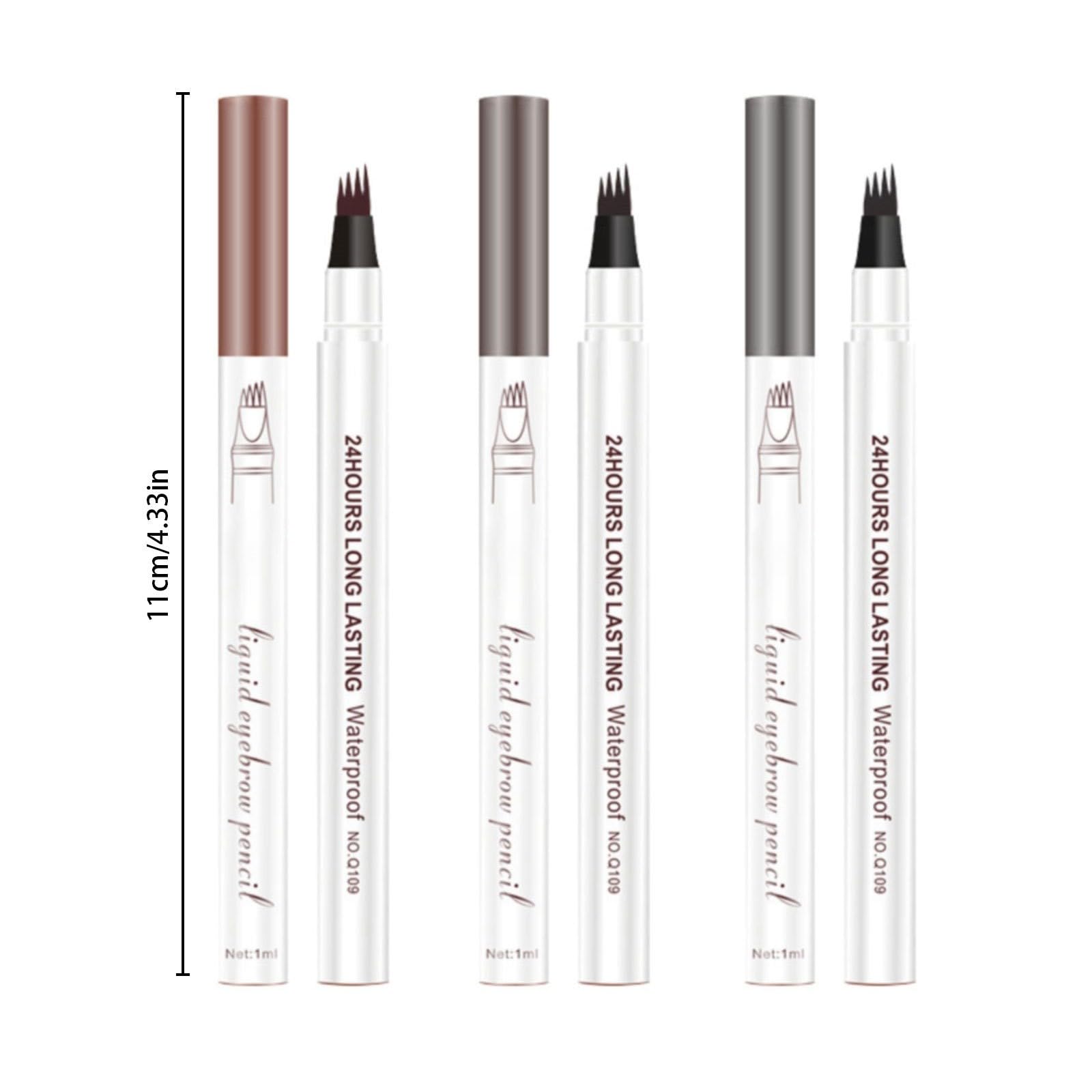 Олівець для брів Microblading 1 мл Каштановый, фото №6