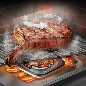 Мультипечь Cecotec Cecofry & Grill Smokin' 4500 4.5 L 1900 W synthetic.ua - Фото 1