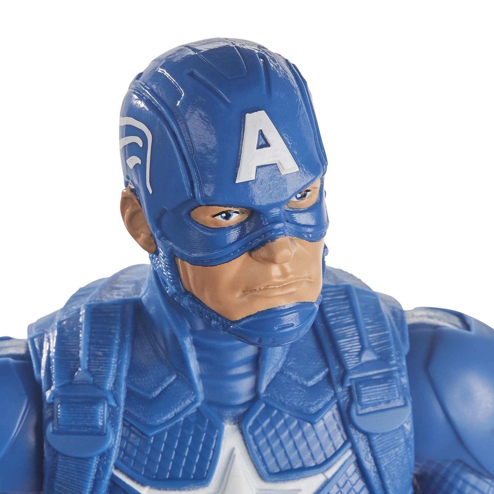 Фігурка Капітан Америка Marvel Avengers Titan Hero Series Blast Gear, 30 см, синій, фото №7