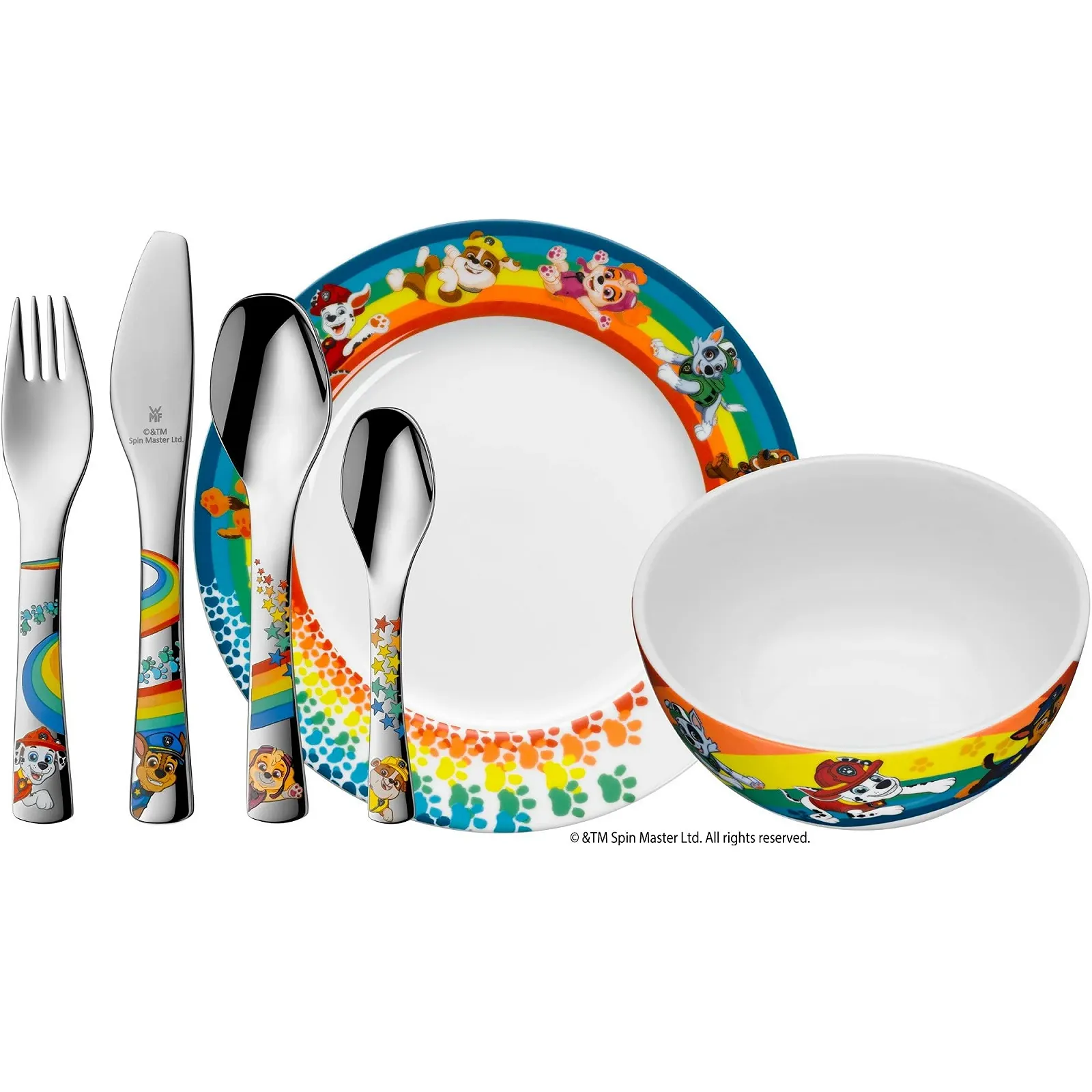 Набор детской посуды WMF Paw Patrol, 6 предметов, фото №2 Набор детской посуды WMF Paw Patrol, 6 предметов, фото №2