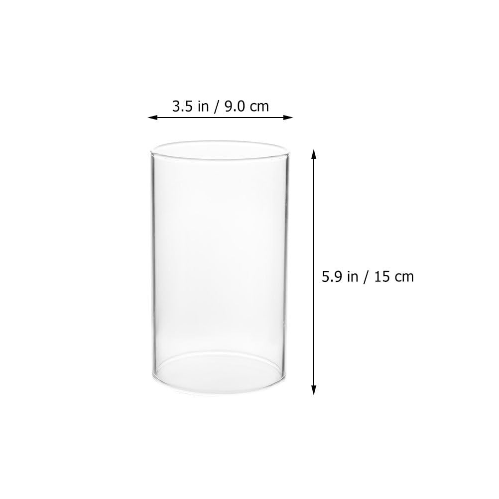 Лампада Healeved Прозорий Свічки Покриття 15 x 9 см Скляний Декоративний Дзвін, фото №7