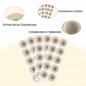 Пластыри для носа (60 штук) Магнитный для дыхания для путешествий, гостиниц, женщин, мужчин synthetic.ua - Фото 1