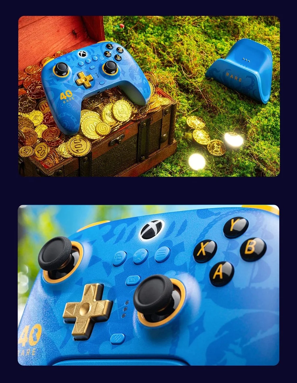 Геймпад 8Bitdo Ultimate 3 Rare 40th Anniversary Edition + Док-станция, фото №6