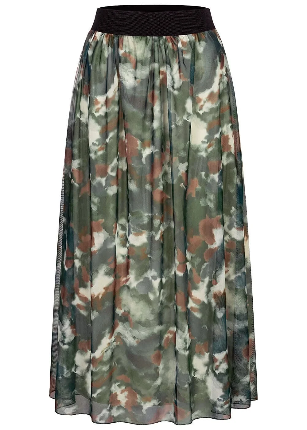 Юбка Cloud 5ive Longform с леопардовым принтом и эластичным поясом, фото №1