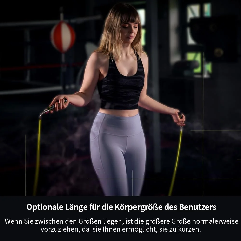 Скакалка HEREROPE обважнена 1/4 фунта на шарикопідшипниках, фото №5 Скакалка HEREROPE обважнена 1/4 фунта на шарикопідшипниках, фото №5