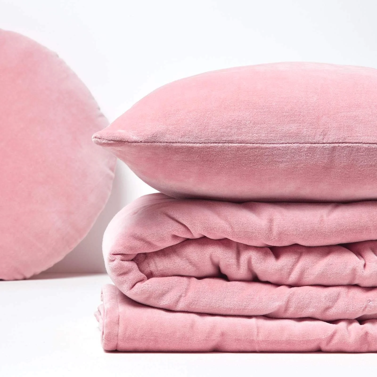 Одеяло Homescapes Бархатное 125 x 150 см Розовое, фото №5