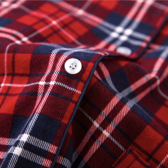 Ночная рубашка в клетку женская Маршмеллоу Bsailen L красный, фото №4 Ночная рубашка в клетку женская Маршмеллоу Bsailen L красный, фото №4