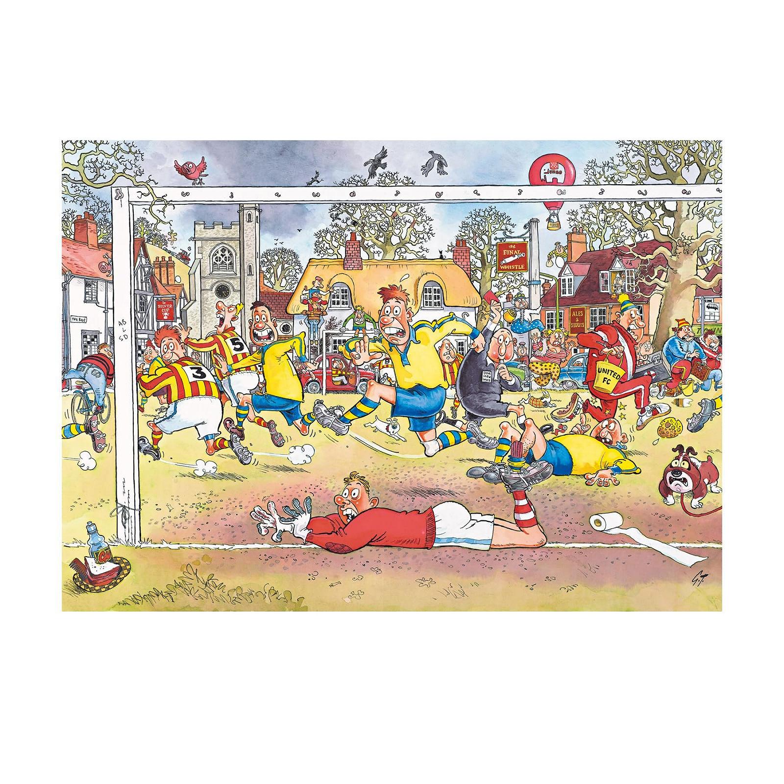 Пазл Jumbo Spiele Wasgij Original 14 Football Madness! 1119801817 1000 елементів, фото №2