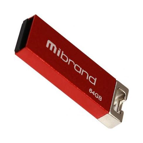 USB флеш накопитель Mibrand 64GB Сhameleon Red 2.0 (MI2.0/CH64U6R), фото №1