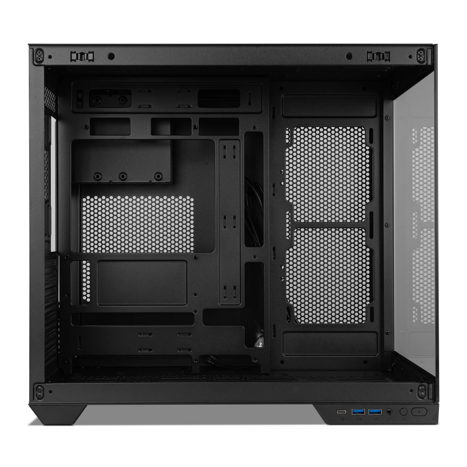 Корпус Nox Hummer Astra Neo / без БЖ / Mid-Tower / Без БП / ATX, M-ATX, ITX / USB Type-C / Панорамне стекло / Чорний, фото №9