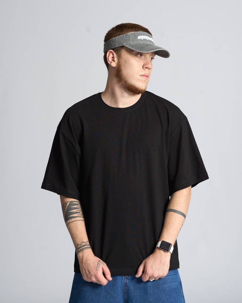 Футболка оверсайз Ogonpushka Fall чорна, фото №4