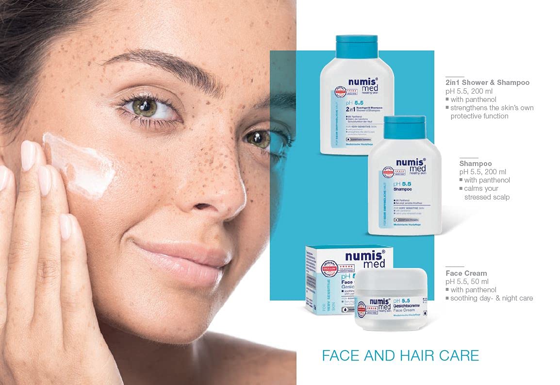 Шампунь numis med pH 5.5 Every Day Gentle Cleansing Sensitive Scalp Healthy Hair 200 мл, фото №2