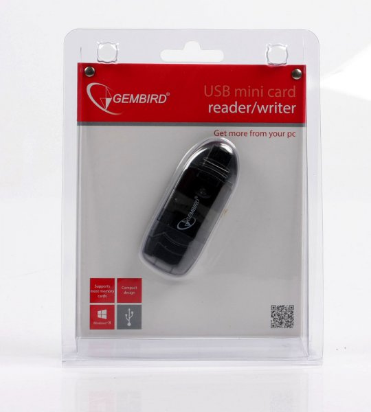 Зовнішній картрідер FD2-SD-1, USB 2.0, для SD MMC RS-MMC, фото №3