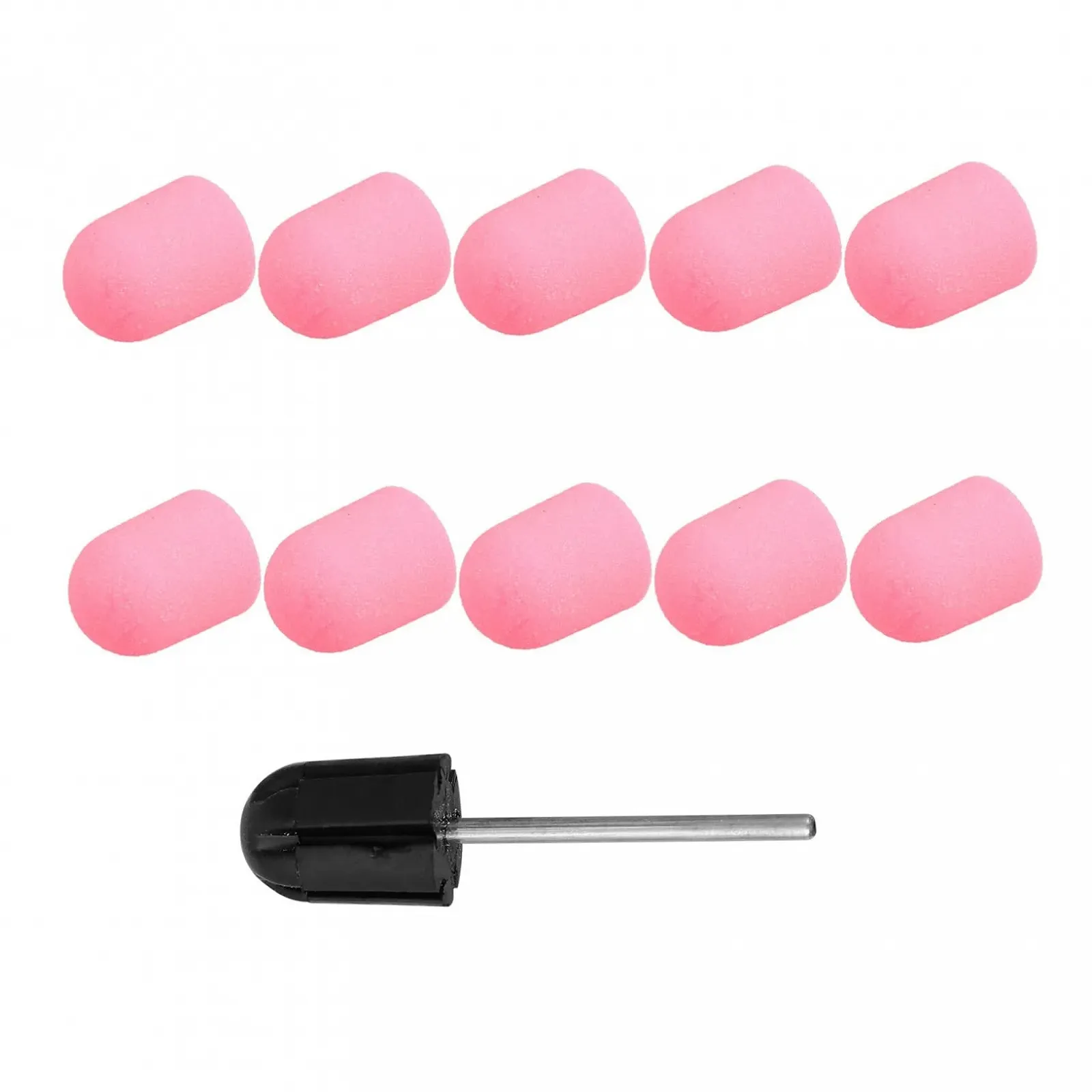 Набор для маникюра Healvian 10 штук, колпачки для шлифовки ногтей, для нейл-арта, фото №1