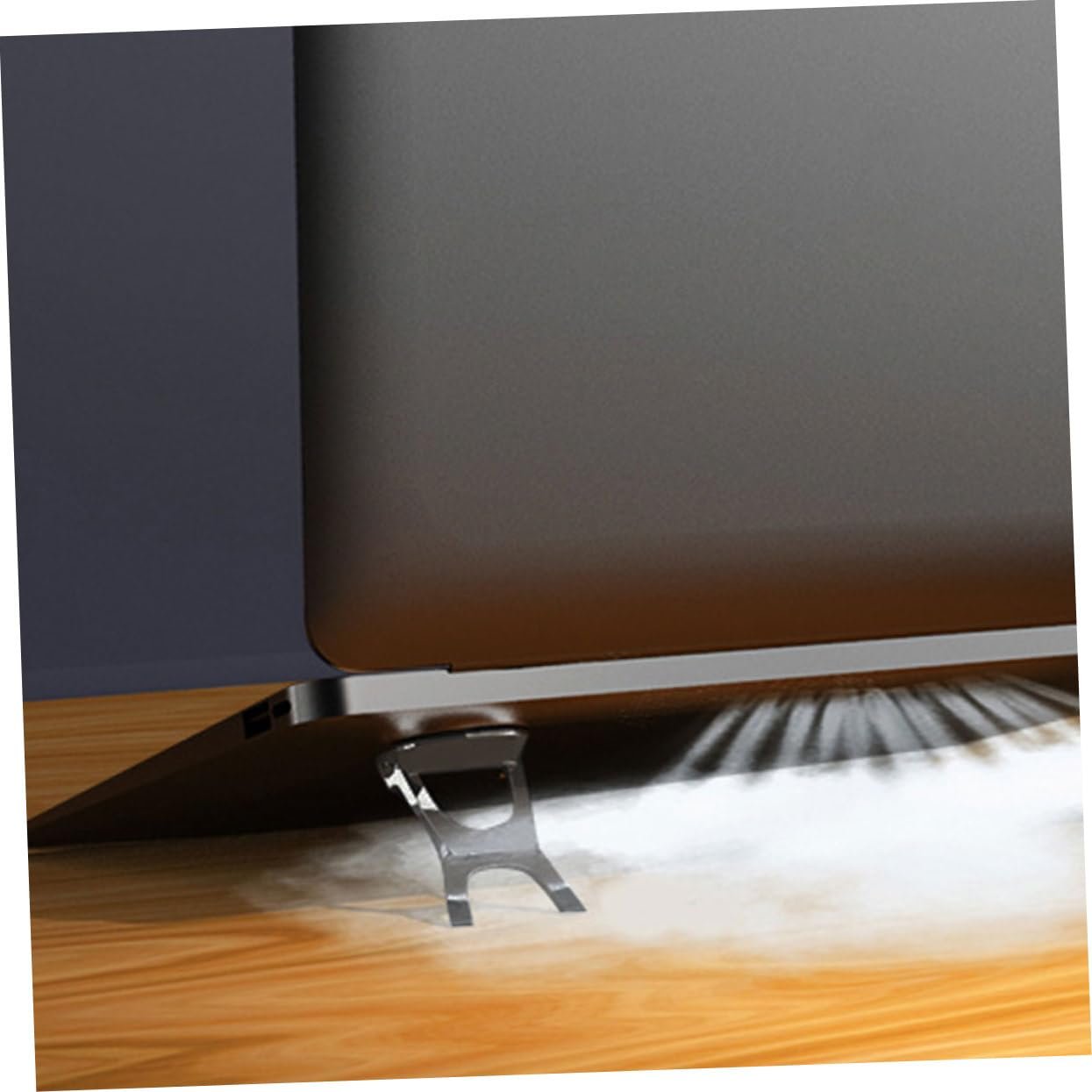 Подставка для ноутбука NUOBESTY Mini, 1 пара, эргономичная, нескользящая для стола, дома, стабильная, прочная, улучшает осанку, фото №6