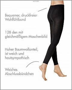 Леггинсы KUNERT Sensual Женские Хлопковый Мягкий Пояс 130 Denier synthetic.ua - Фото 1