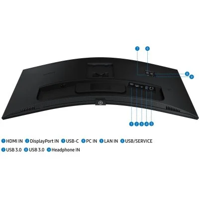 Монитор Samsung 34" S34C650 HDMI, DP, USB, VA, 3440x1440, 219, 100Hz, CURVED (LS34C650UAIXUA), фото №11 Монитор Samsung 34" S34C650 HDMI, DP, USB, VA, 3440x1440, 219, 100Hz, CURVED (LS34C650UAIXUA), фото №11