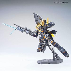 Модель Bandai Hguc 1/144 Unicorn Gundam 02 Banshee Norn (D.M.), чорний, помаранчевий synthetic.ua - Фото 1