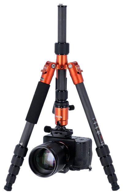 Штатив Rollei Compact Traveler No. 1 алюмінієвий Оранжевий (20934), фото №4