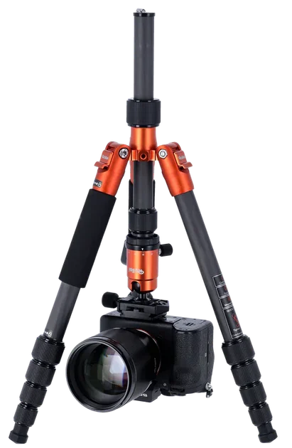Штатив Rollei Compact Traveler алюмінієвий Оранжевий (20934), фото №4 Штатив Rollei Compact Traveler алюмінієвий Оранжевий (20934), фото №4