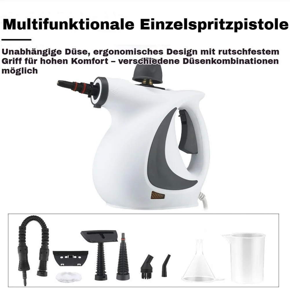 Пароочисник ручний Rheinwing 3,2 бар 1050 Вт Червоний, фото №5