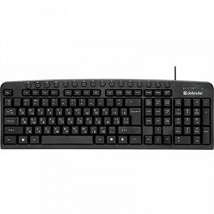 Купити Клавиатура Defender Focus HB-470 UKR USB Black 45471 - Фото 1 Клавиатура Defender Focus HB-470 UKR USB Black 45471 - Фото 1