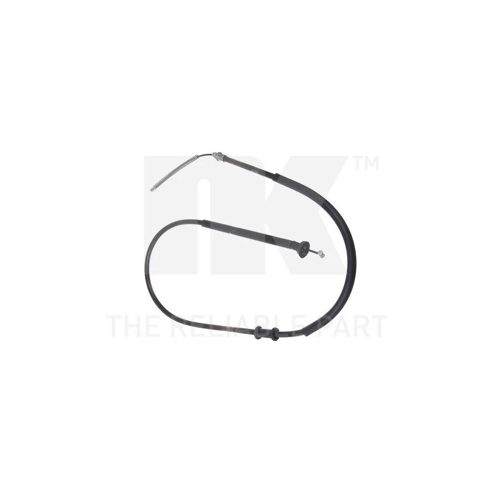 Трос стоянкового гальма NK 9023127 для FIAT LANCIA, задній лівий, задній правий, фото №1