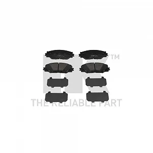 Комплект тормозных колодок дискового тормоза NK 224575 для TOYOTA передний мост - Фото 1