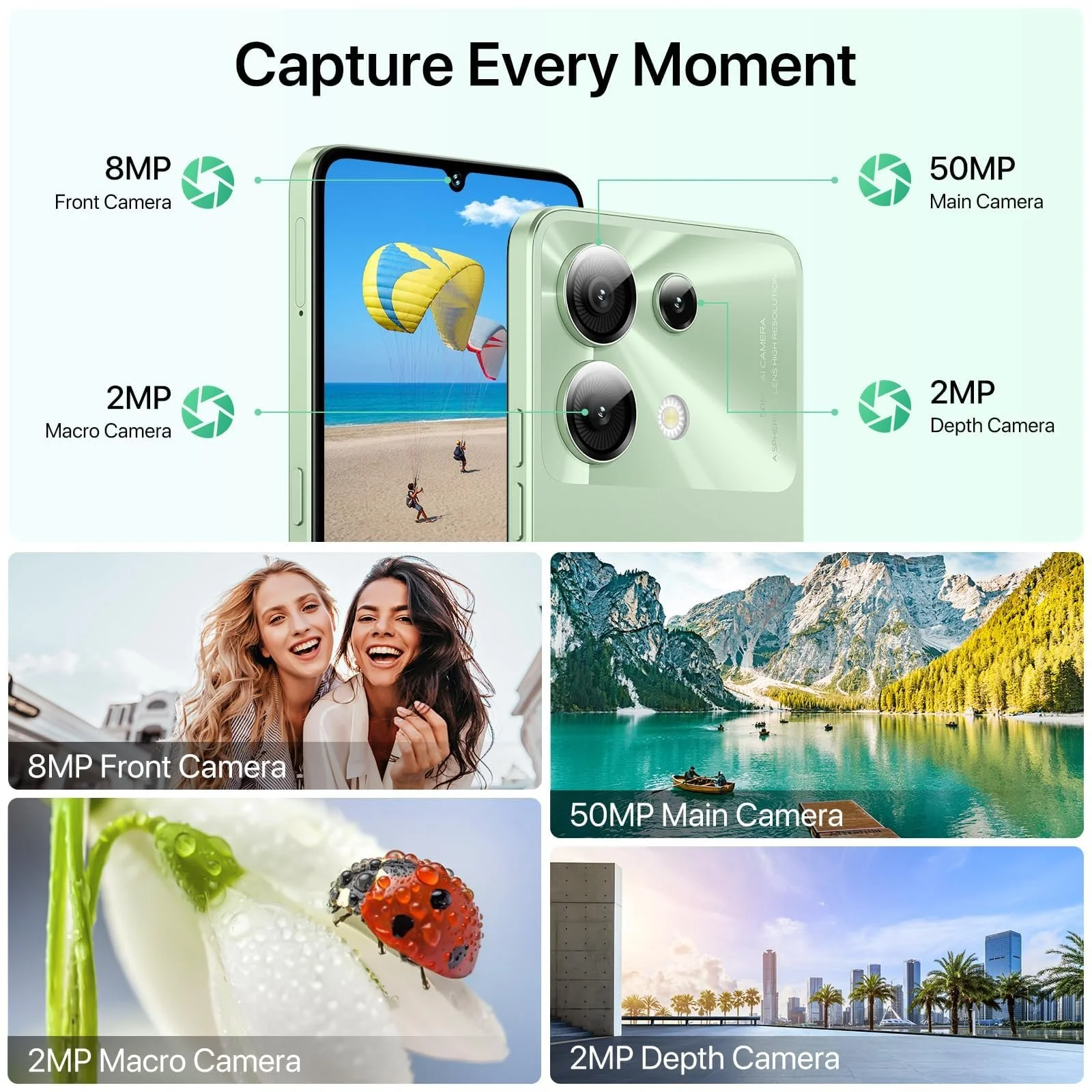 Смартфон UMIDIGI G9 5G 12(6+6)GB RAM 128GB 6.75" 50MP 5000mAh, фото №4