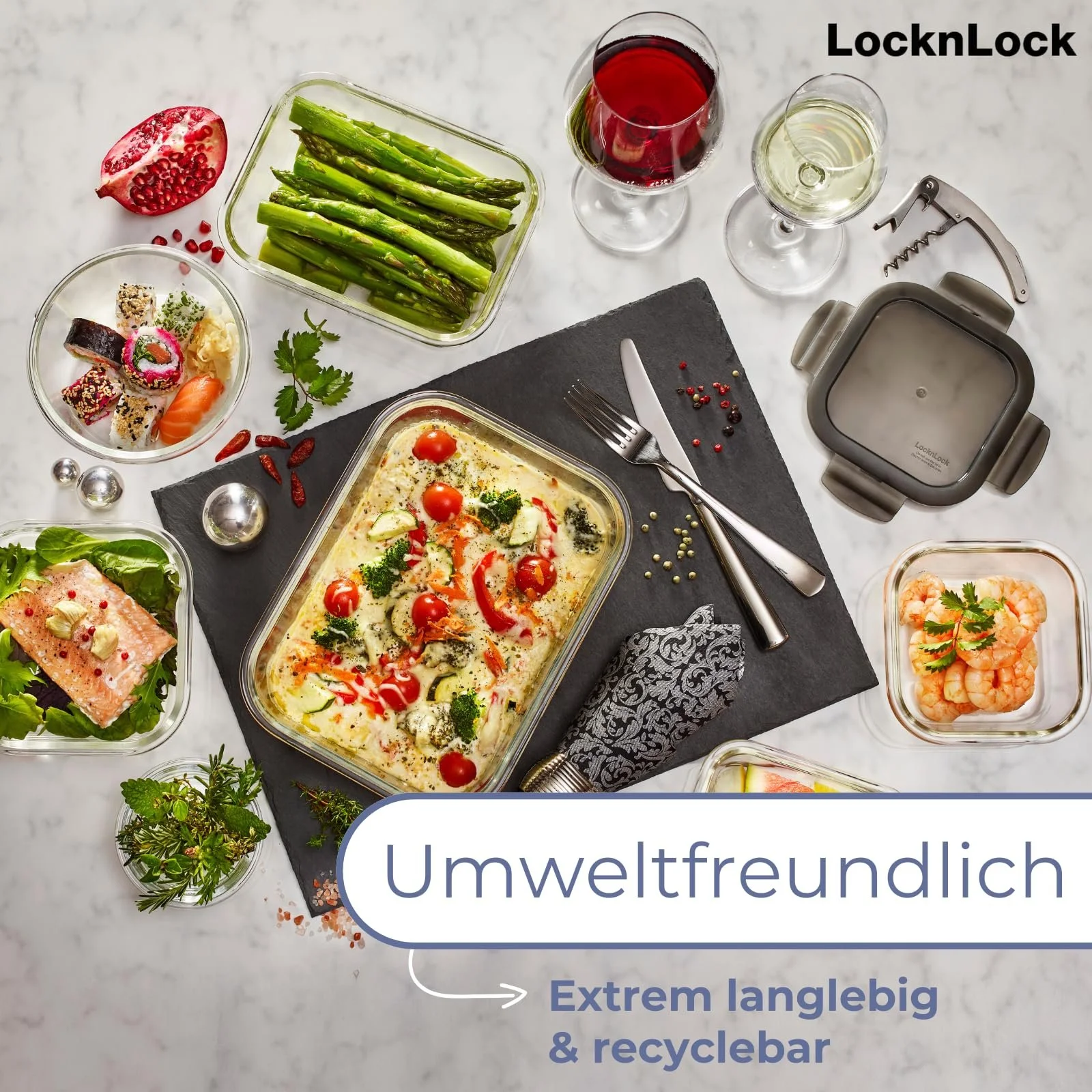 Контейнер для зберігання LocknLock OVEN GLASS 380 мл 150x110x57 мм Боросилікатне скло, фото №8 Контейнер для зберігання LocknLock OVEN GLASS 380 мл 150x110x57 мм Боросилікатне скло, фото №8