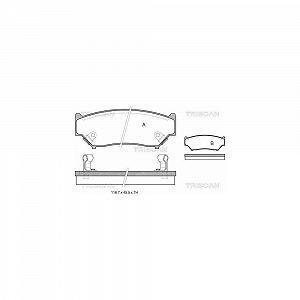 Комплект гальмівних колодок, дискове гальмо TRISCAN 8110 69001 для SUZUKI Передня вісь - Фото 1