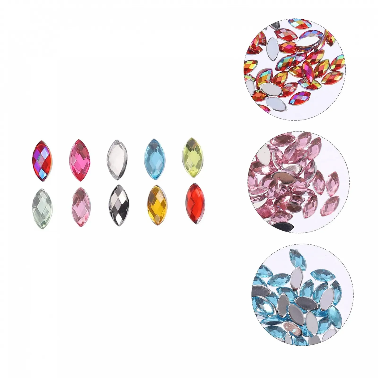 Кришталеві стрази для нігтів 3D, 1200 шт., фото №5 Кришталеві стрази для нігтів 3D, 1200 шт., фото №5