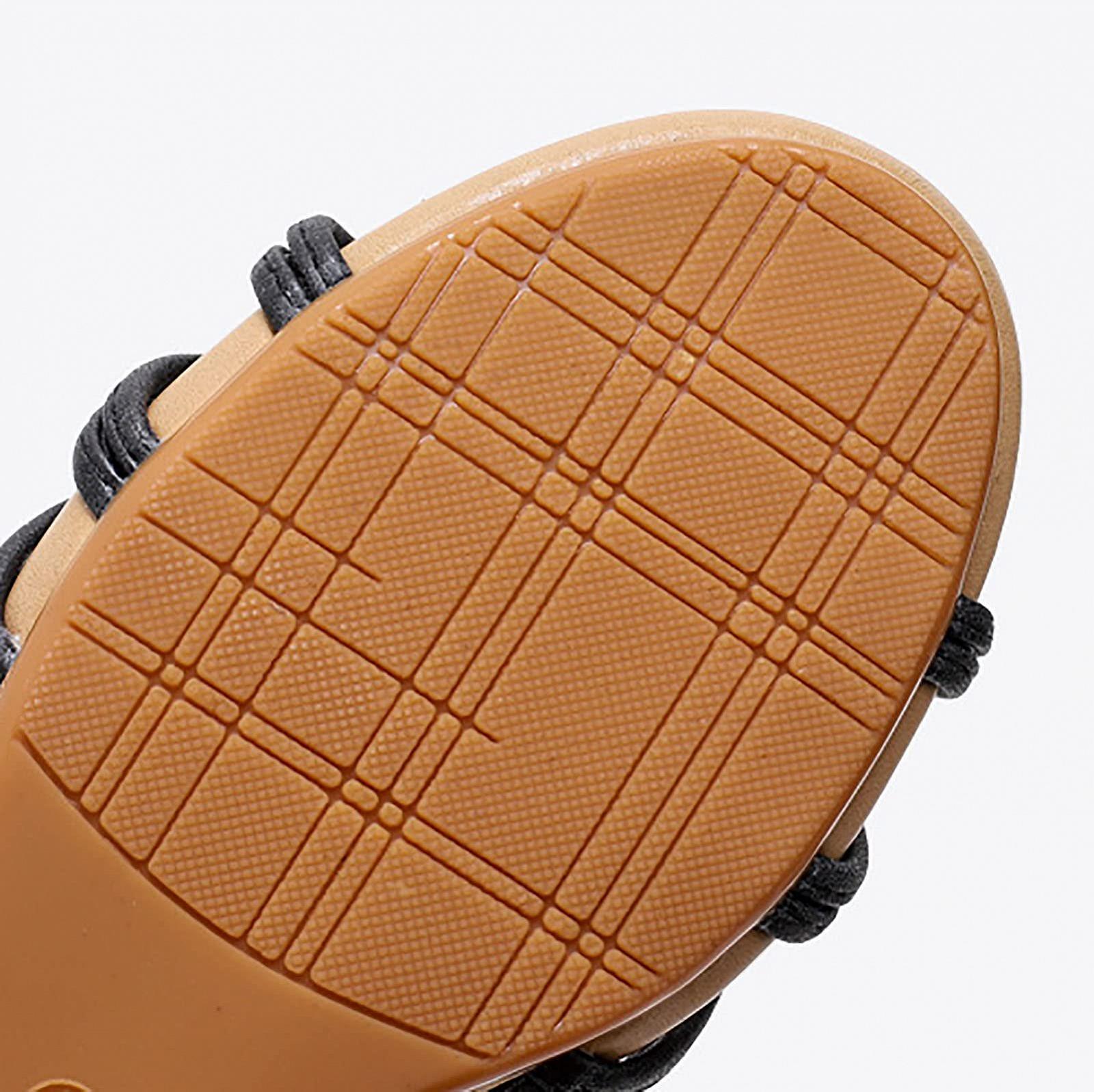 Сандалии на каблуке PU Черный, фото №6