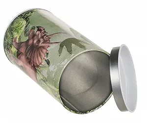 Копилка Makio Stegosaurus жестяная в форме динозавра с крышкой synthetic.ua - Фото 1