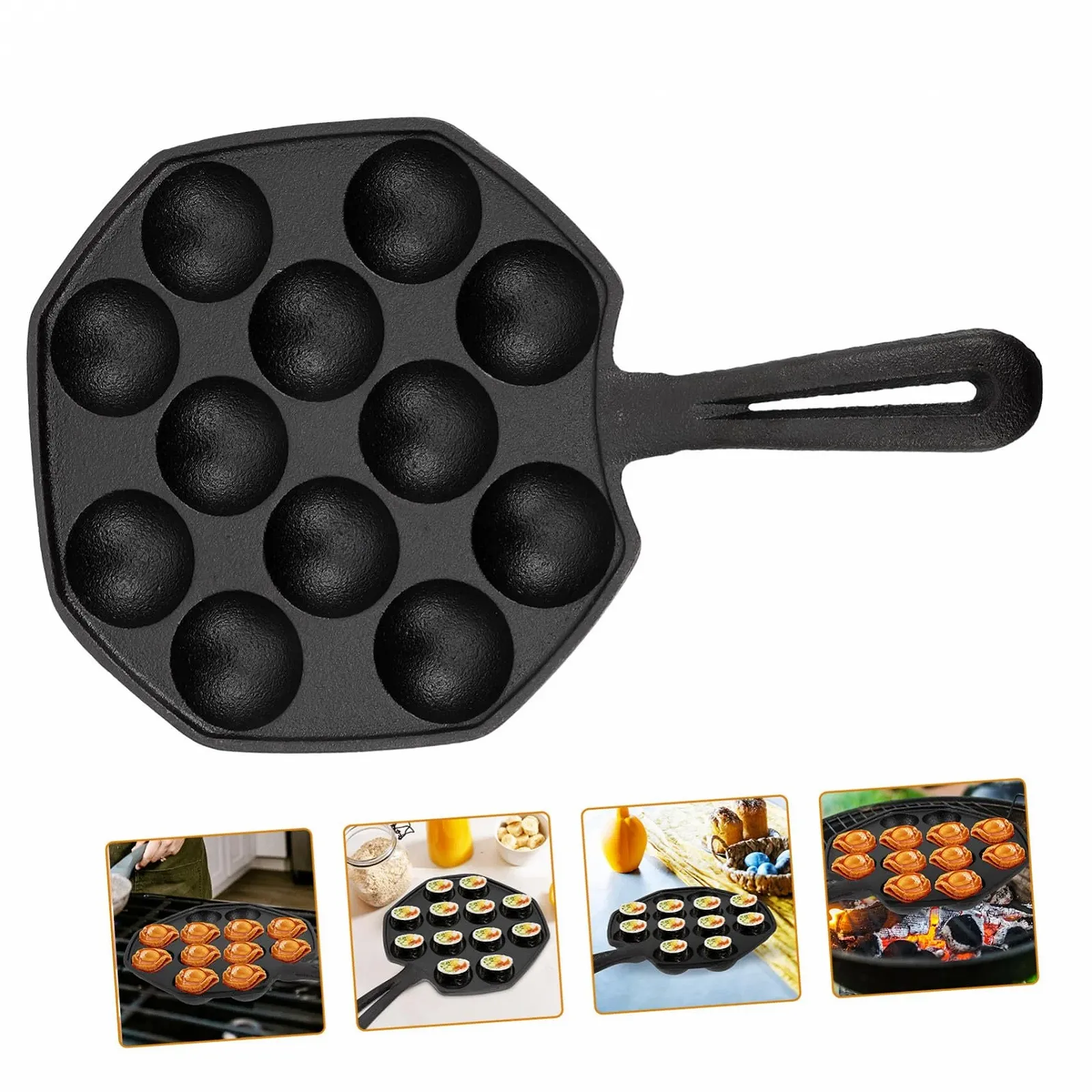 Форма для запекания улиток SOIMISS Cast Iron чугунная термостойкая, фото №8