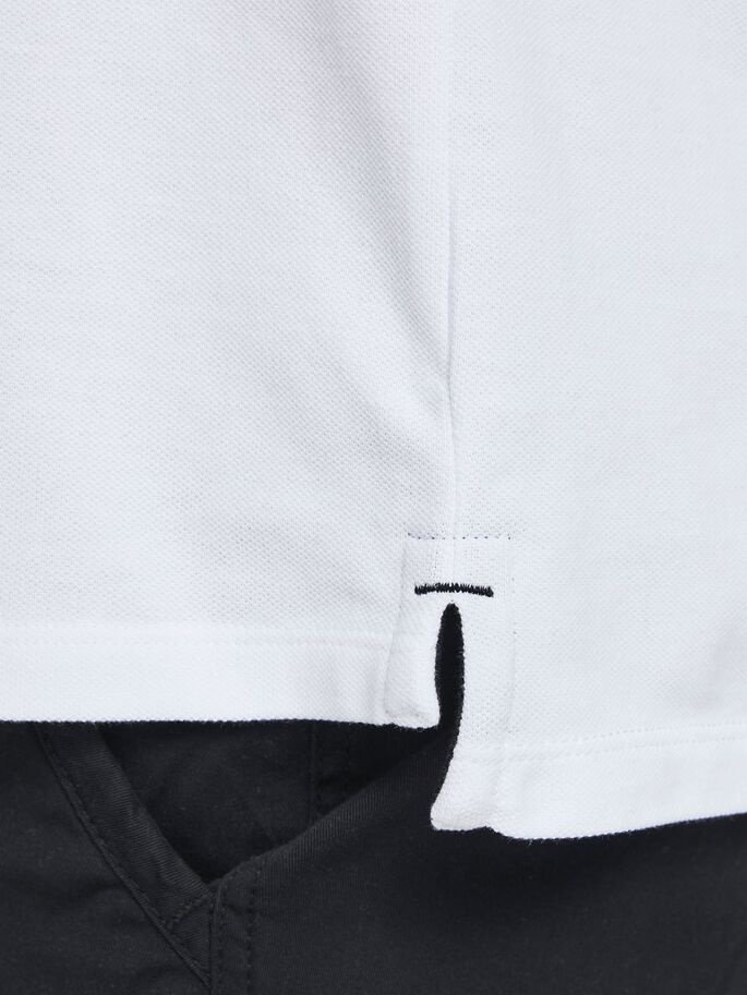 Поло Jack & Jones PLUS SS NOOS PS 12143859 Белый 2XL, фото №4