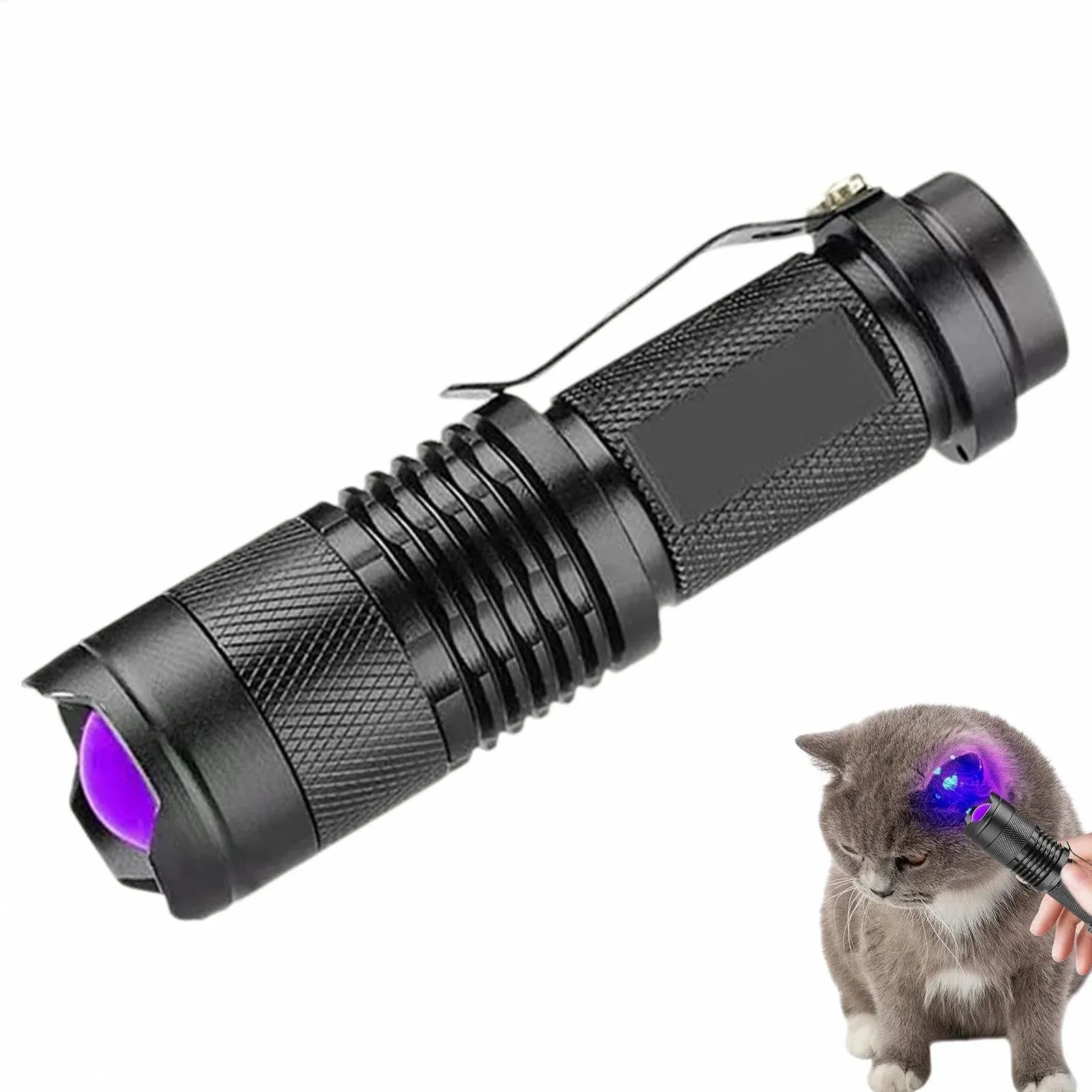 Фонарь-детектор, портативный УФ фонарь, высокая яркость, водонепроницаемый детектор мочи домашних животных, ручной УФ фонарик, фонарик для скорпионов, светодиодный УФ детектор, для пятен от домашних животных, фото №8