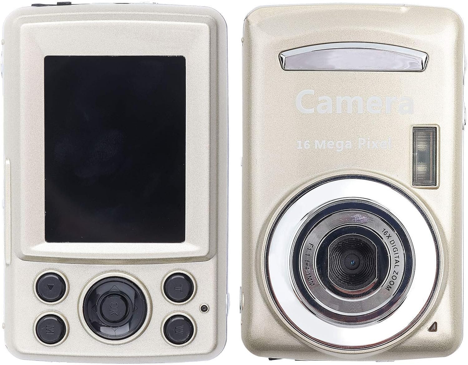 Фотоаппарат Yosoo Health Gear R17 VMT9B0 2Мп / CMOS / HD 30fps / 16Х зум / Золотистый, фото №8