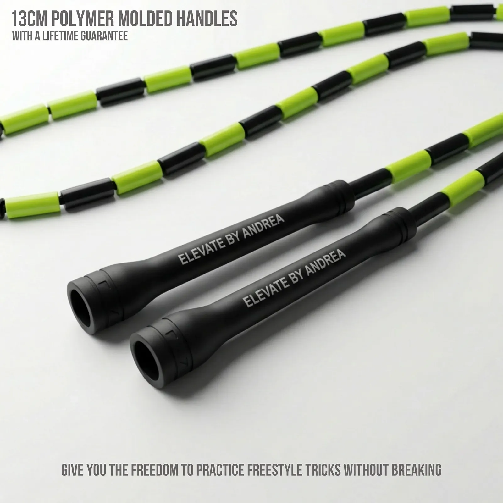Скакалка Elevate Rope бісерна регульована 3 м з додатком для тренувань, фото №4 Скакалка Elevate Rope бісерна регульована 3 м з додатком для тренувань, фото №4