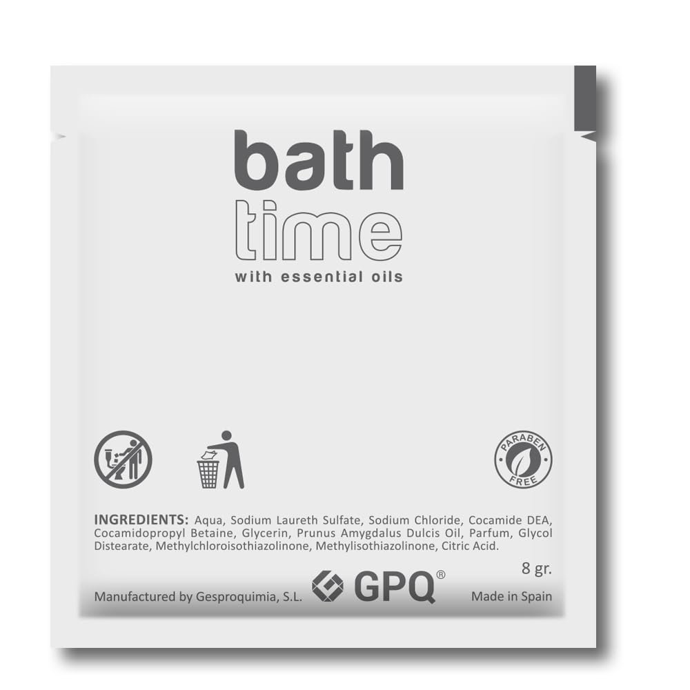 Гель-шампунь 2-в-1 GPQ Bath Time 91% Natural Origin з ефірними оліями, 400 шт x 8 г, фото №6