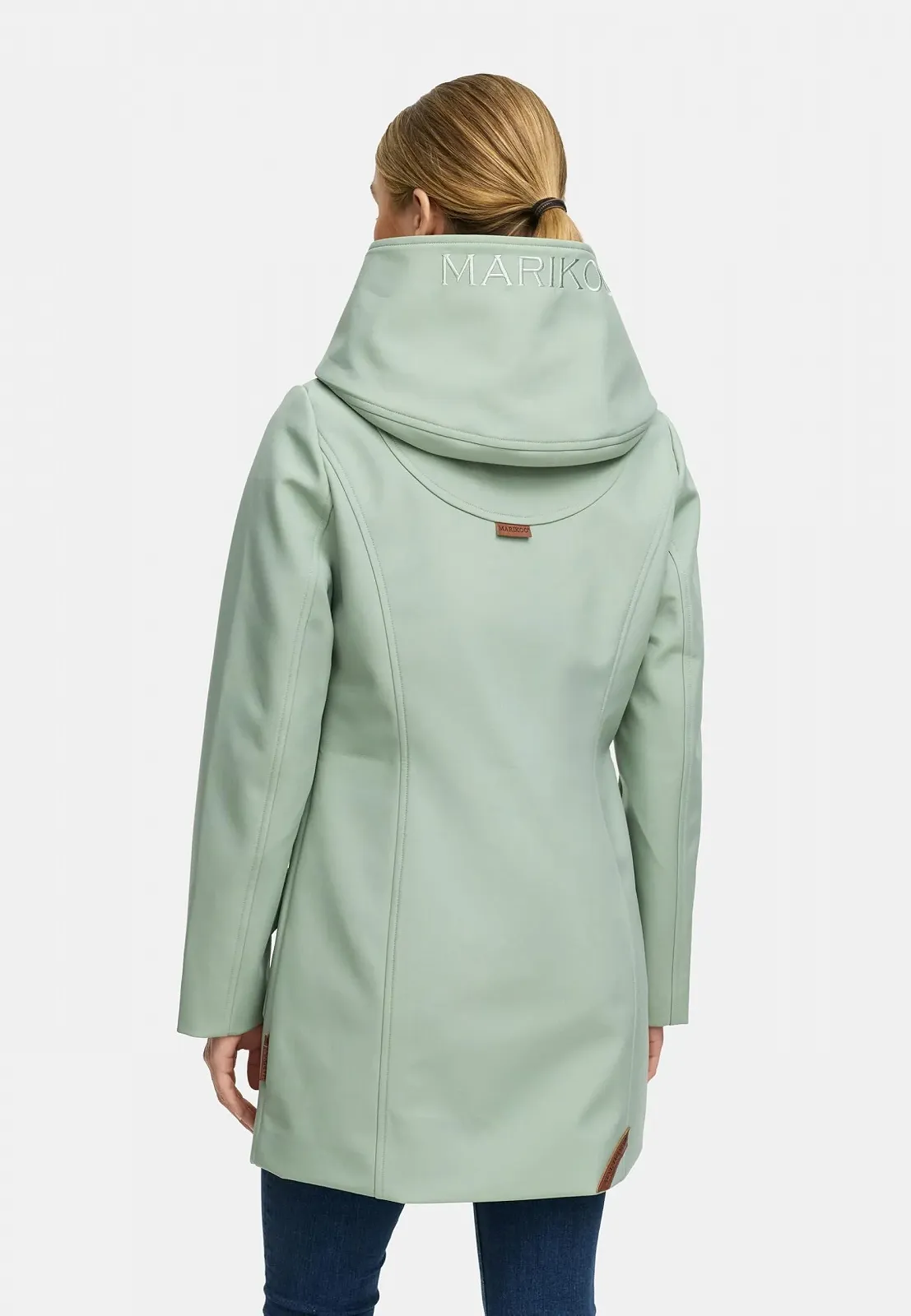 Перехідна куртка Marikoo Mayleen Жіноча Куртка Softshell Водонепроникна дихаюча з капюшоном, фото №8 Перехідна куртка Marikoo Mayleen Жіноча Куртка Softshell Водонепроникна дихаюча з капюшоном, фото №8